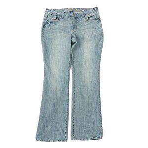 Faded Glory Boot Cut Women's Blue Jeans – Size 16 Cotton Blend